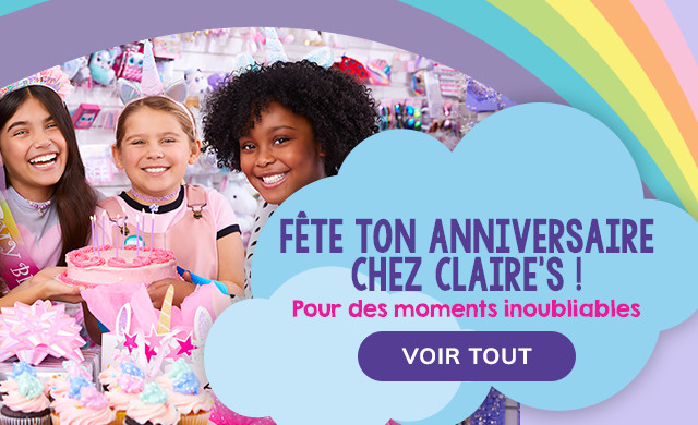 Trois filles dans un magasin Claire's